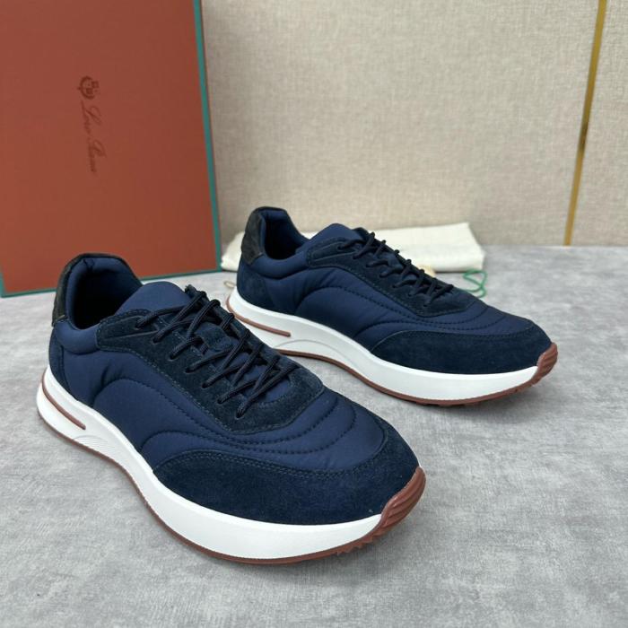 Loro Piana Week End Walk Sneaker Navy Blue FAM1719W000