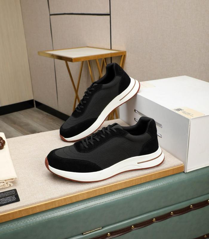 Loro Piana Week End Walk Sneaker Black FAM17198000