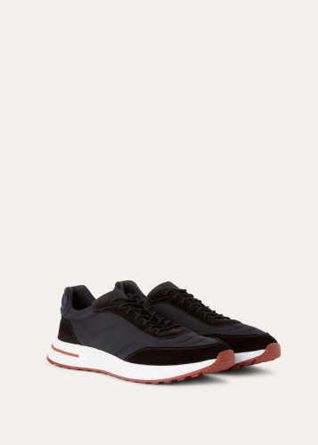 Loro Piana Week End Walk Sneaker Black FAM17198000