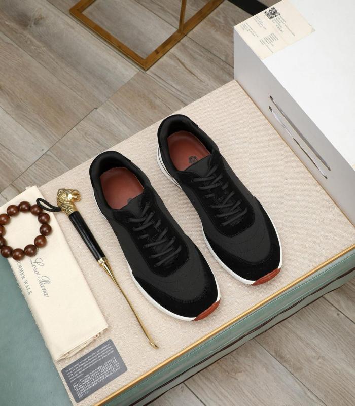 Loro Piana Week End Walk Sneaker Black FAM17198000