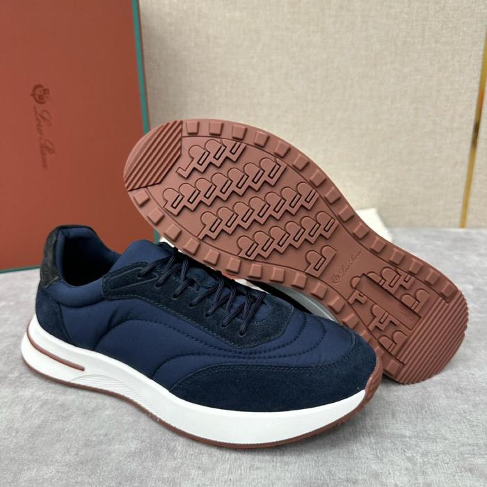 Loro Piana Week End Walk Sneaker Navy Blue FAM1719W000