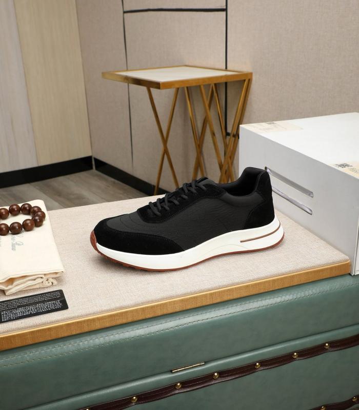 Loro Piana Week End Walk Sneaker Black FAM17198000