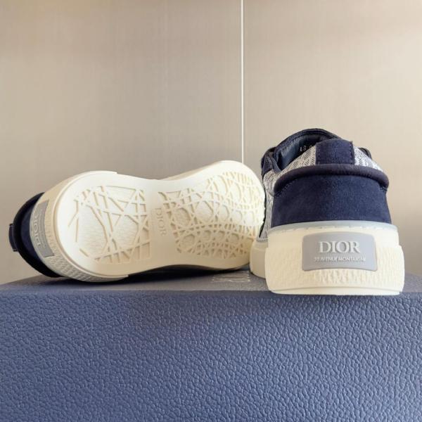 Dior B33 Sneaker Navy Blue Oblique Jacquard