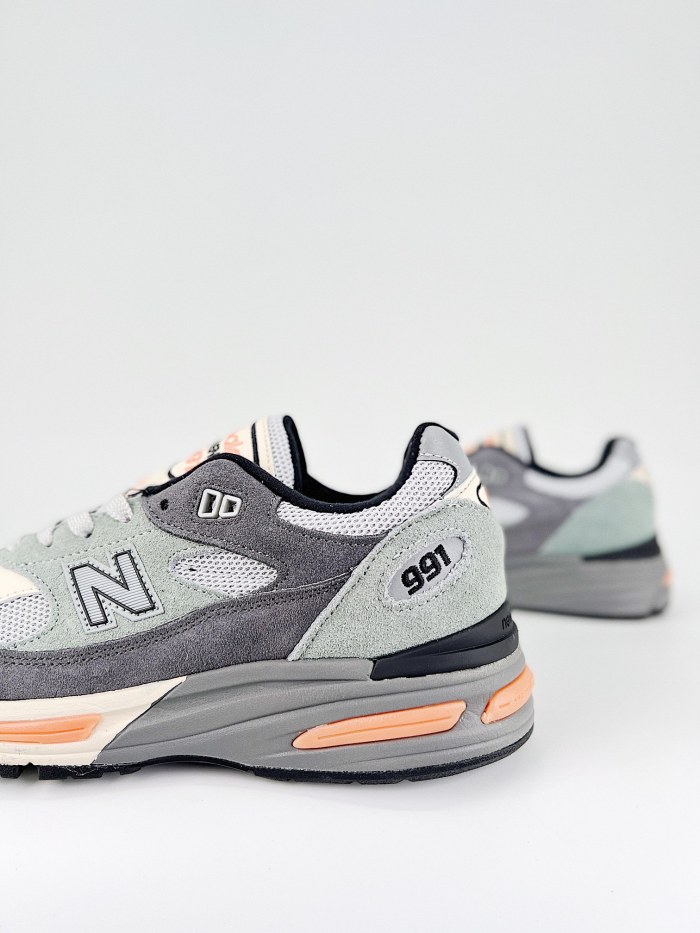 New Balance 991 MiUK Silver Blue Turbulence