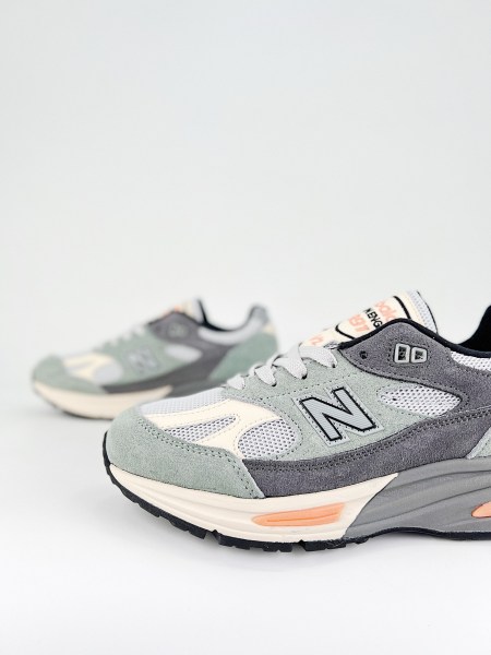New Balance 991 MiUK Silver Blue Turbulence