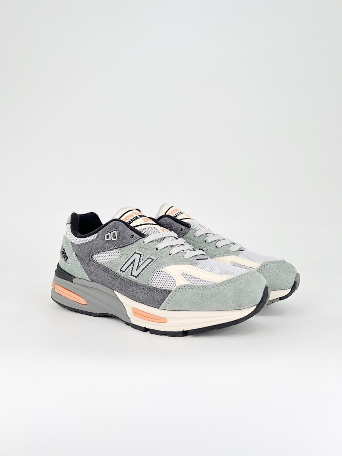 New Balance 991 MiUK Silver Blue Turbulence