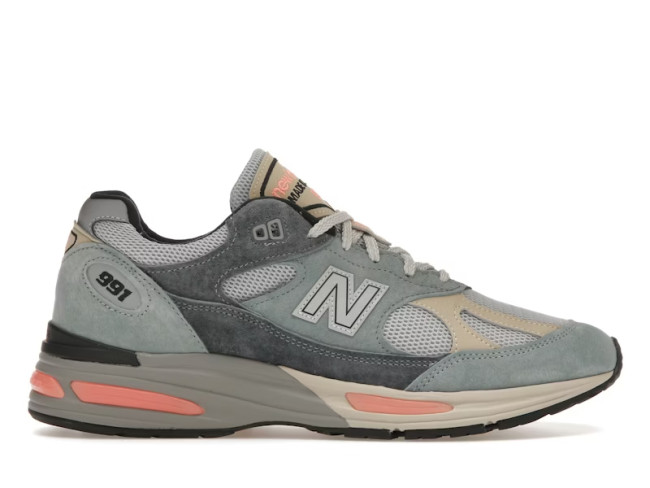 New Balance 991 MiUK Silver Blue Turbulence