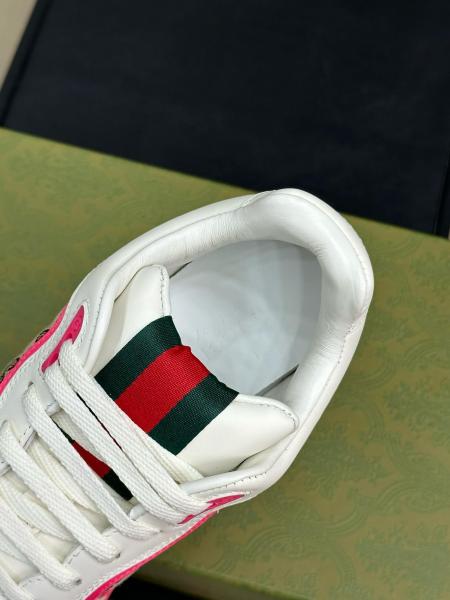 Gucci Wmns Re-Web Sneaker 'GG Canvas - Beige Fuchsia' Women's