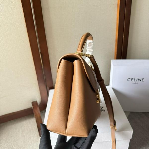 Celine MEDIUM NINO BAG IN SUPPLE CALFSKIN 117523FXK-18BU size 25*10*17.5 cm