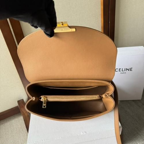 Celine MEDIUM NINO BAG IN SUPPLE CALFSKIN 117523FXK-18BU size 25*10*17.5 cm