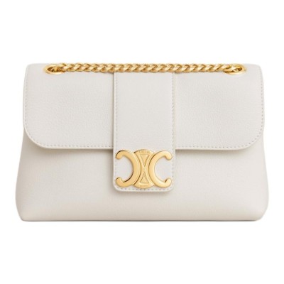 CELINE TEEN CELINE VICTOIRE BAG In SUPPLE CALFSKIN 116593FDU-01BC size 23.5*8*14 cm