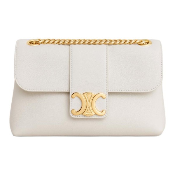 CELINE TEEN CELINE VICTOIRE BAG In SUPPLE CALFSKIN 116593FDU-01BC size 23.5*8*14 cm