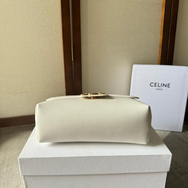 CELINE TEEN CELINE VICTOIRE BAG In SUPPLE CALFSKIN 116593FDU-01BC size 23.5*8*14 cm