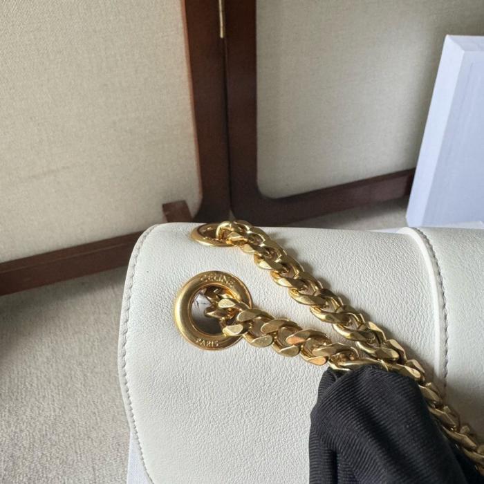 CELINE TEEN CELINE VICTOIRE BAG In SUPPLE CALFSKIN 116593FDU-01BC size 23.5*8*14 cm