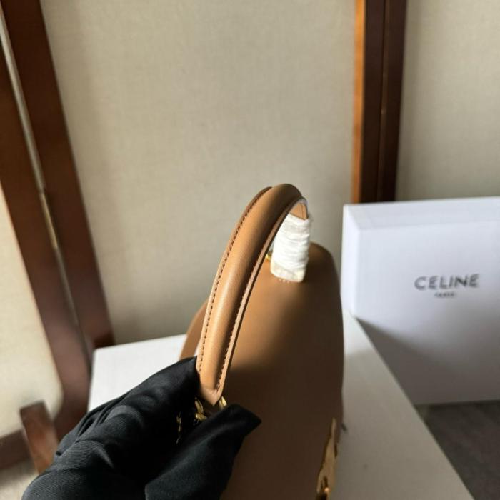 Celine MEDIUM NINO BAG IN SUPPLE CALFSKIN 117523FXK-18BU size 25*10*17.5 cm