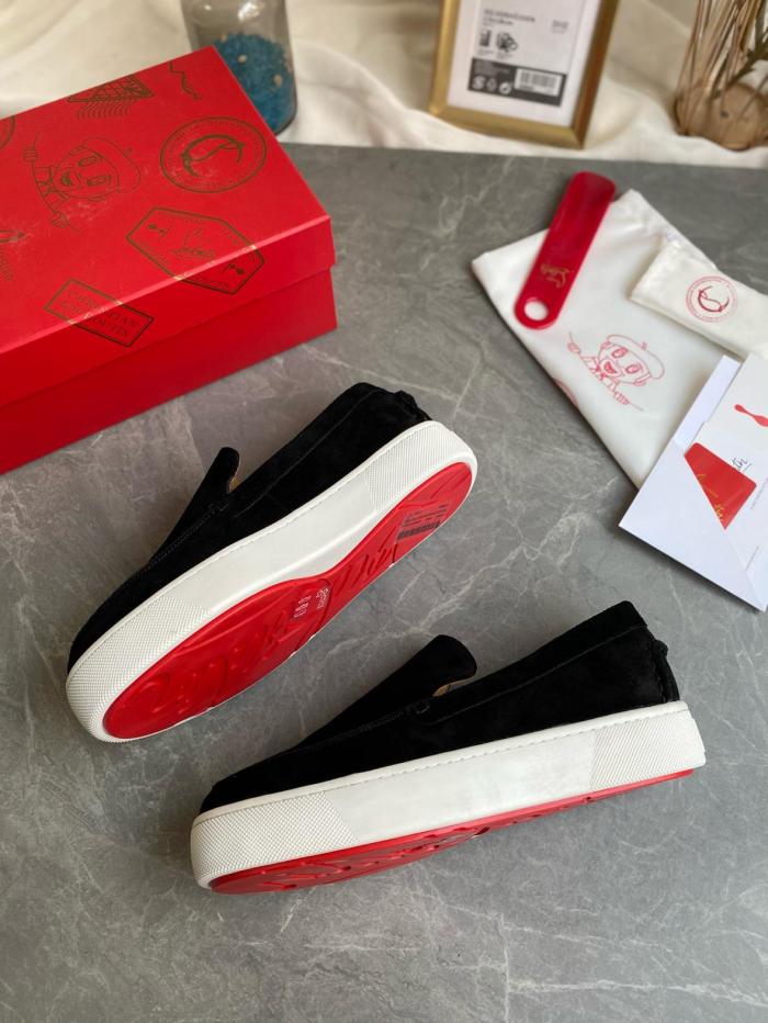 Christian Louboutin Paqueboat Slip-On Loafers 3190513BK01