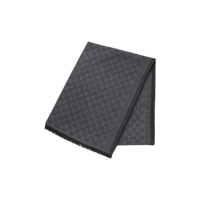 GUCCI Gg Jacquard Pattern Knitted Scarf 282390-3G704-1062