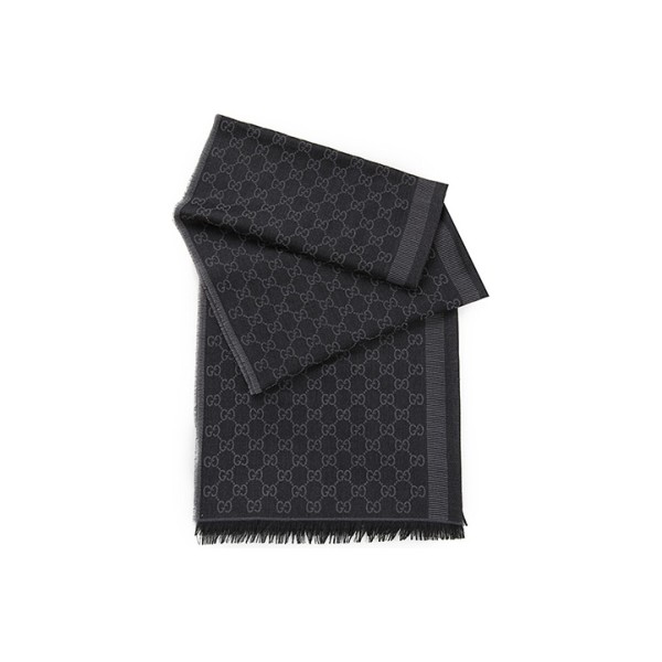 GUCCI Gg Jacquard Pattern Knitted Scarf 282390-3G704-1062