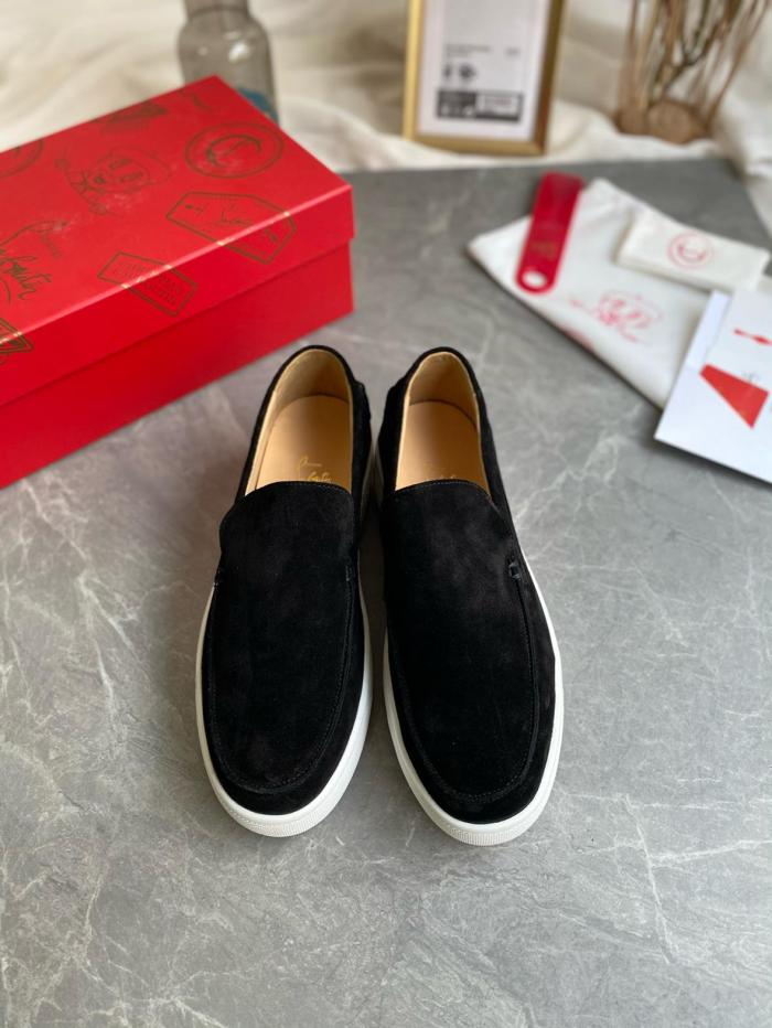 Christian Louboutin Paqueboat Slip-On Loafers 3190513BK01