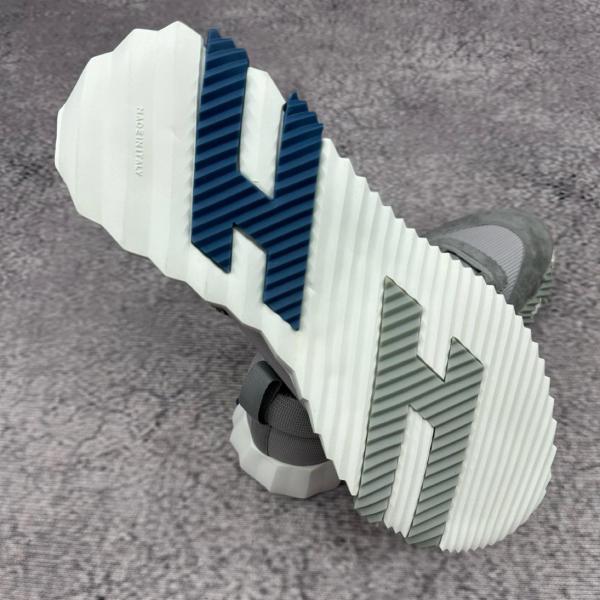 HERMES Bouncing Casual Shoes Men Low-Top Gray H231764Z HAR