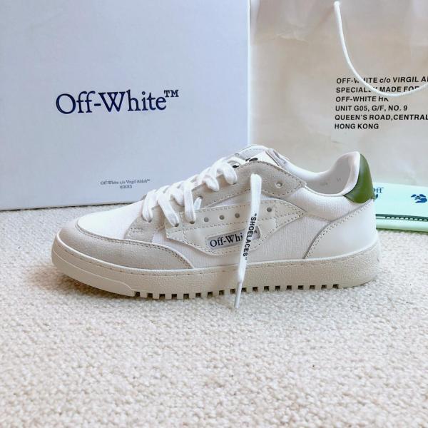 OFF-WHITE 5.0 Lace-Up Sneakers OMIA227S24FAB0010155