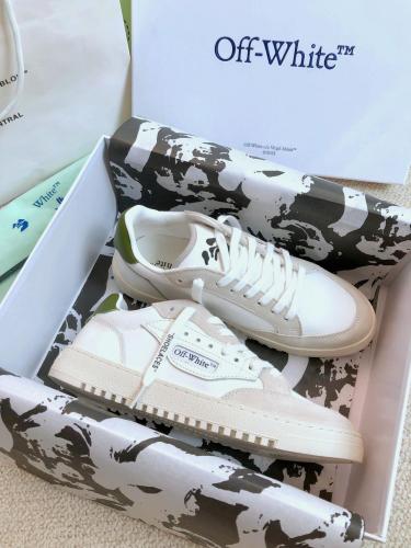OFF-WHITE 5.0 Lace-Up Sneakers OMIA227S24FAB0010155