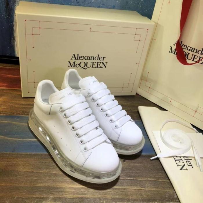 Alexander McQueen Oversized White Clear Sole