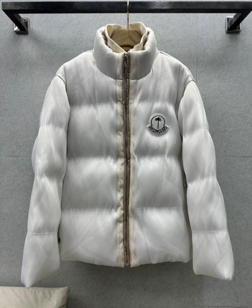 Moncler Maya 70 by Palm Angels Jacket Bright White