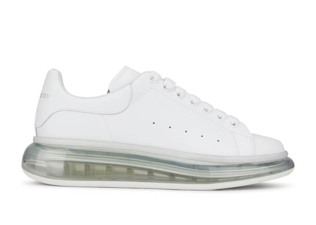 Alexander McQueen Oversized White Clear Sole