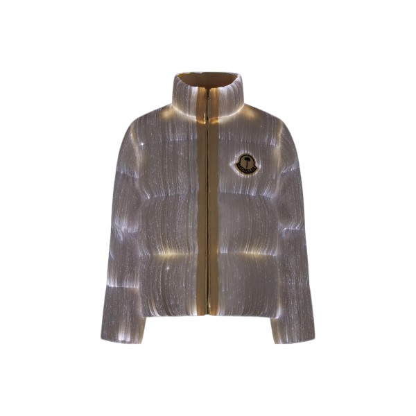 Moncler Maya 70 by Palm Angels Jacket Bright White