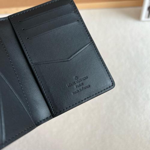 LOUIS VUITTON Pocket Organizer Monogram Shadow Black M62899 size 8*1*11 cm