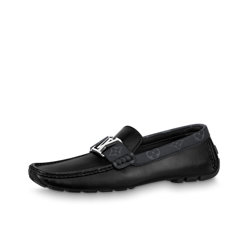 LOUIS VUITTON Monte Carlo Loafers Men's Black