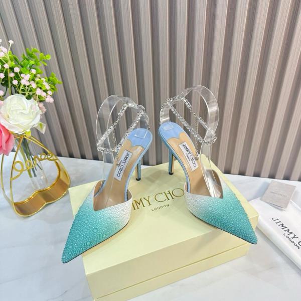 Jimmy Choo Saeda Crystal-embellished 100mm Pumps SAEDA100ZPJ