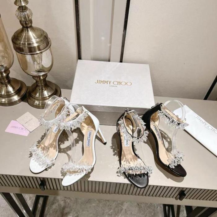 Jimmy Choo One-Strap Sandals Women's White