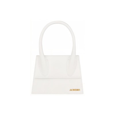 Jacquemus Le Chiquito Leather Shoulder Bag Crossbody Bag Handbag Large Size Women's White 21H213BA0033000100 size L24*W9*H18cm
