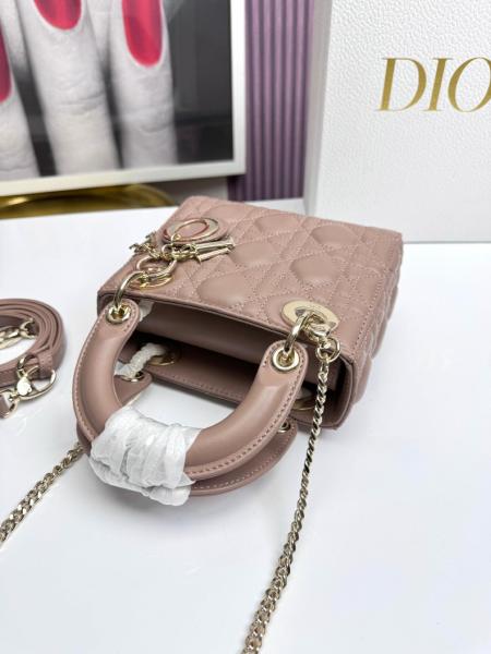 DIOR Lady DIOR Handbags M0505ONGE-M50P Mini size L*W*H: 17*8*15cm