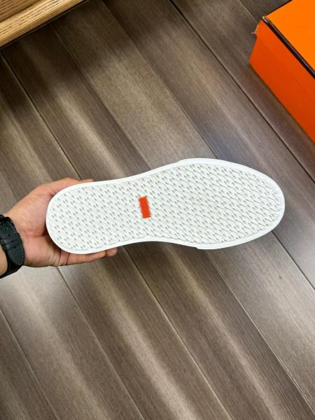 HERMES Game Loafers Men White H231727Z H90