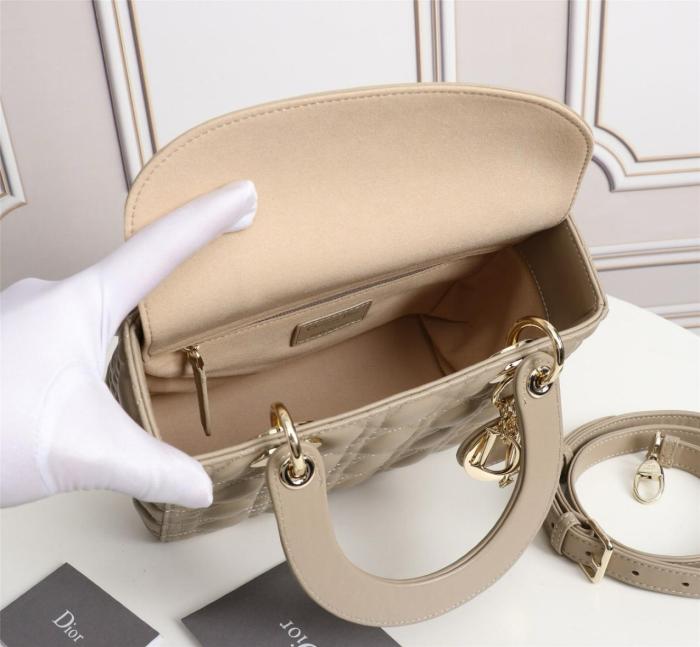 DIOR Lady DIOR Handbags M0505OCAL-M116 Mini size 17*7*15 cm