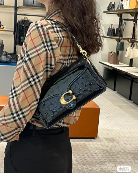 COACH Tabby Shoulder Bags CM554-B4BK size L26*W7*H14cm