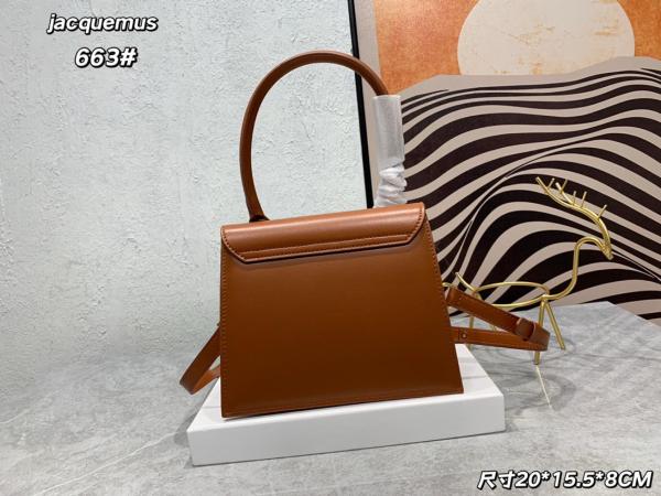 Jacquemus Le Chiquito Moyen Handbags 233BA3273072811 size 18*13.5cm