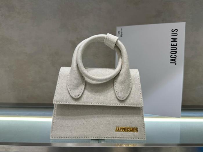 Jacquemus Handbags 213BA0033013BEIGE size 11*7.3*8.5 cm