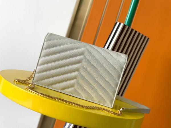 SAINT LAURENT Cassandre Crossbody Bags 695108-BOW01-9207 size L*W*H: 19*3.5*12.5cm