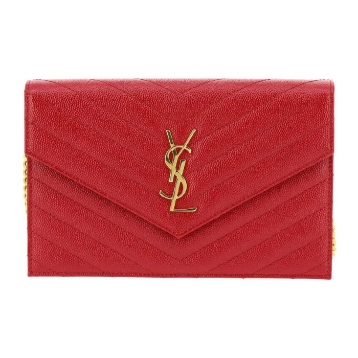 SAINT LAURENT Envelope Crossbody Bags 393953-BOW01-6515 size L19*W3*H12cm