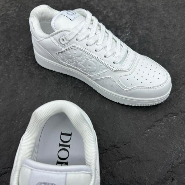 DIOR B27 Skateboard Shoes Men Low-Top White