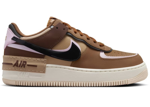 Nike Air Force 1 Low Shadow Light British Tan Pink Foam (Women's)