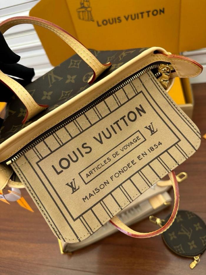 LOUIS VUITTON M46786 Neverfull Bb M46705 size L23.88*W8.89*H13.97cm