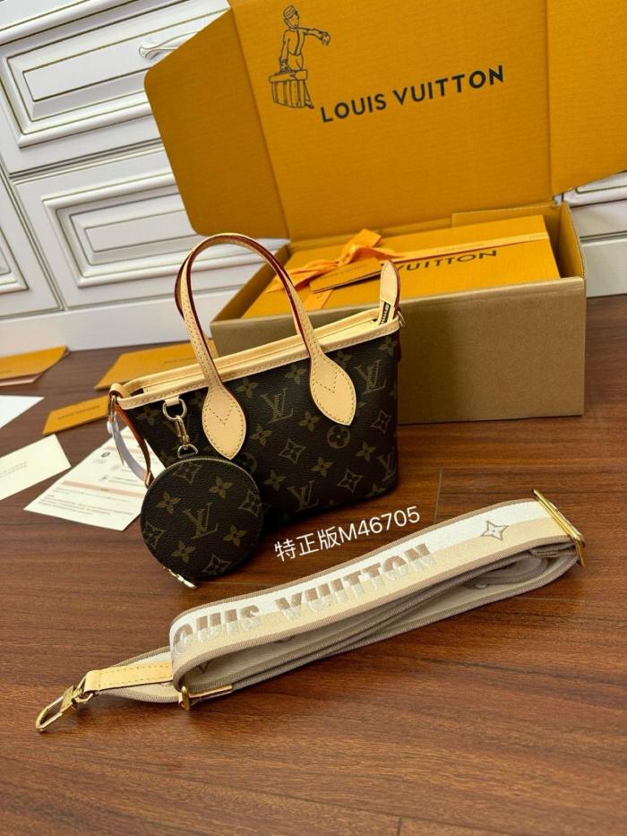 LOUIS VUITTON M46786 Neverfull Bb M46705 size L23.88*W8.89*H13.97cm