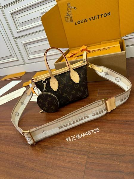 LOUIS VUITTON M46786 Neverfull Bb M46705 size L23.88*W8.89*H13.97cm