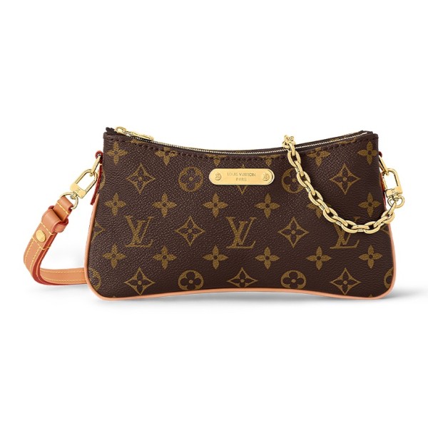 LOUIS VUITTON Liv Pochette Monogram M83008 size L24.5*W6.5*H13.5cm
