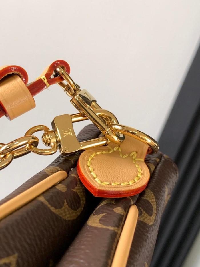 LOUIS VUITTON Liv Pochette Monogram M83008 size L24.5*W6.5*H13.5cm